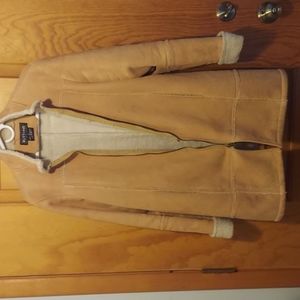 Winter shearling coat